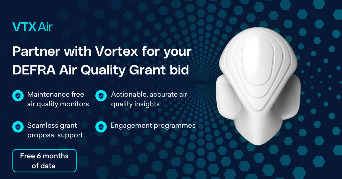 Partner with Vortex for DEFRA's Air Quality Grant Vortex